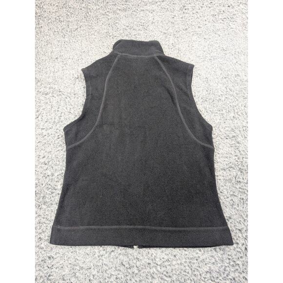 Columbia Vest Womens Medium Black Polyester Fleece Full Zip Gorpcore Hiking Walk - Picture 5 of 6